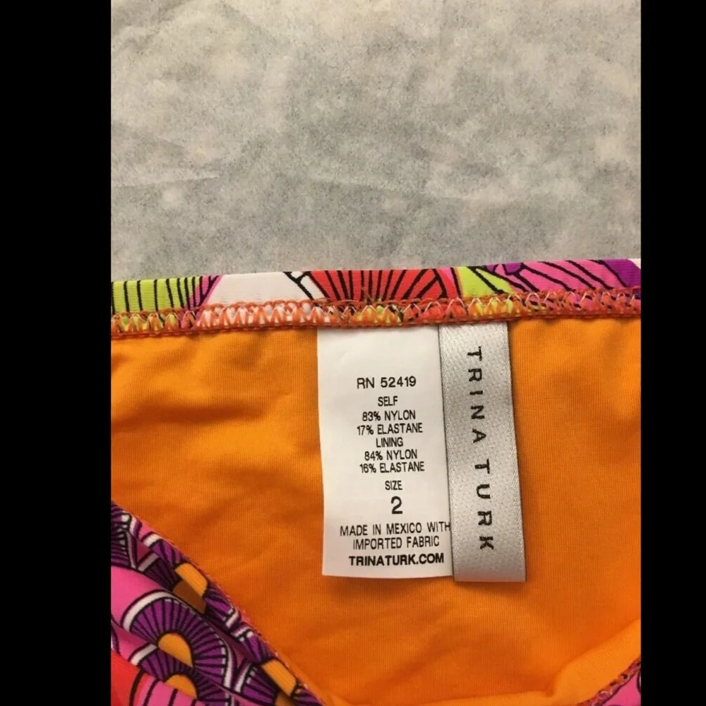 NWT Trina Turk Amazonia Tie Hipster Bikini Bottoms‎